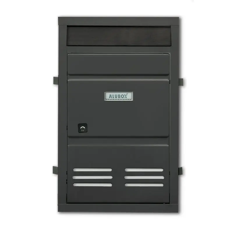 Gratis Retour Sportello da incasso SC4 GRIGIO GHISA con feritoia ALUBOX 2177